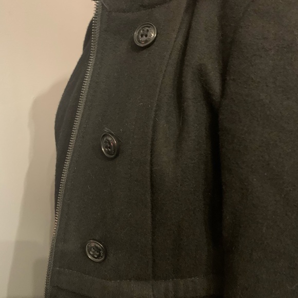 DKNY black wool coat- excellent condition - Picture 5 of 10